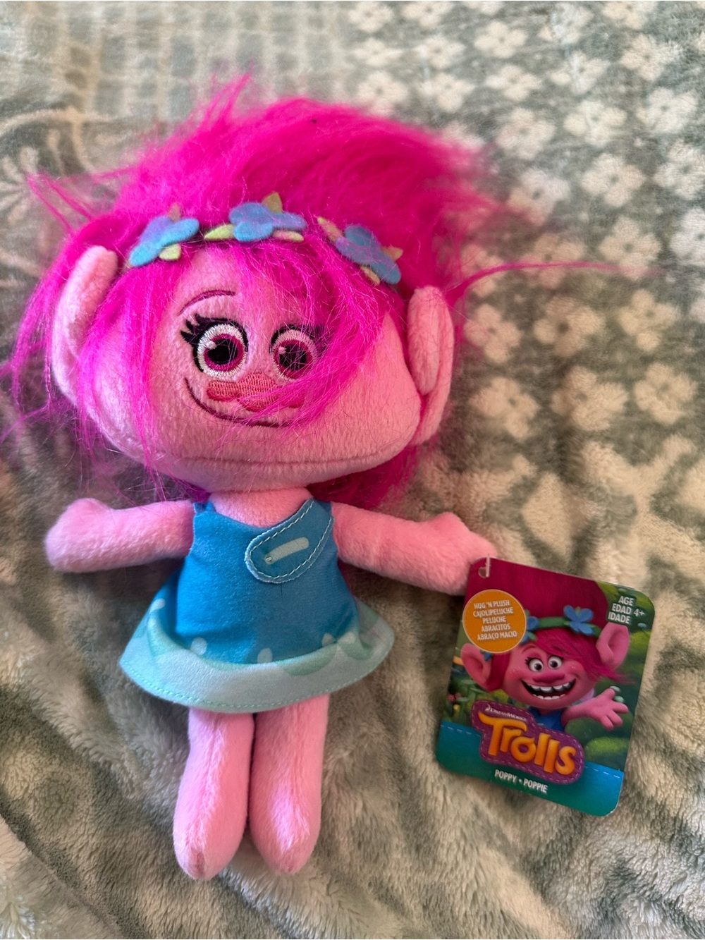 Trolls Poppy Pink Plush Doll - DreamWorks Licensed
